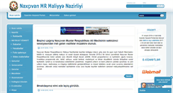 Desktop Screenshot of maliyye.nakhchivan.az