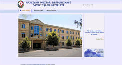 Desktop Screenshot of din.nakhchivan.az