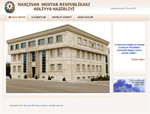 Tablet Screenshot of edliyye.nakhchivan.az